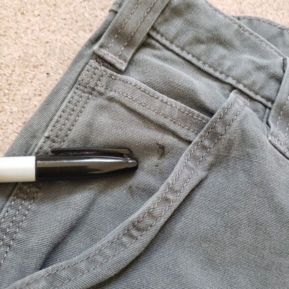 2020 Carhartt Relaxed Fit Size 40 Mens Gravel Canvas Utility Work Shorts - Picture 4 of 10